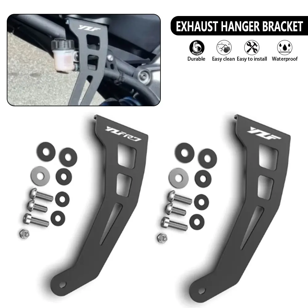 YZFR7 Exhaust Hanger Muffler Bracket For Yamaha YZF R7 YZF-R7 2021 2022 2023 2024 Motorcycle Exhaust Hanger Holder Modification