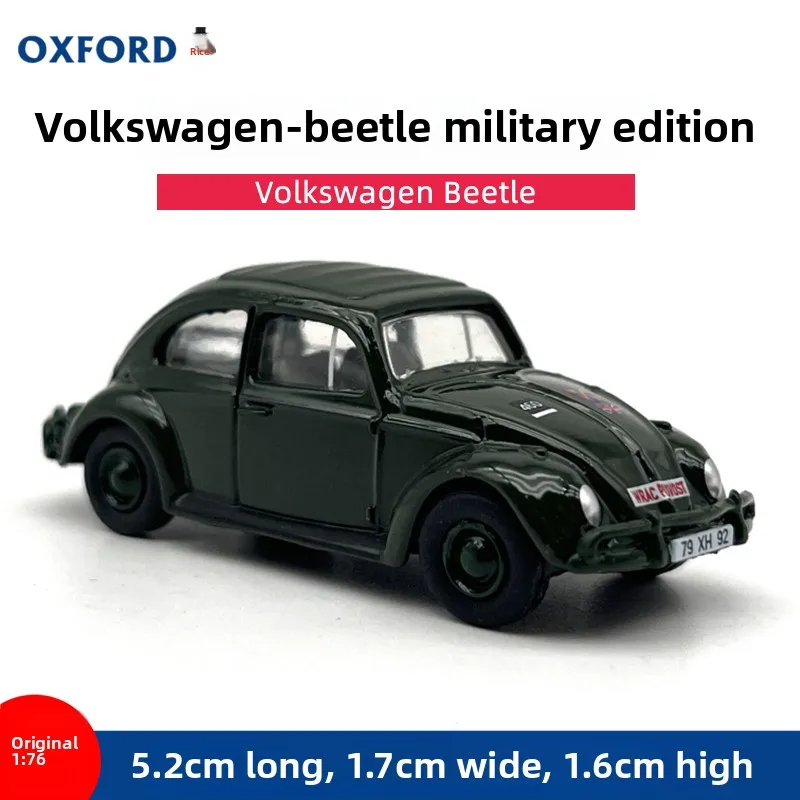 

Литой под давлением OXFORD масштаб 1:76, Volkswagen Beetle II, военная модель автомобиля из сплава, Коллекционная игрушка, подарок, сувенир, украшение для дисплея