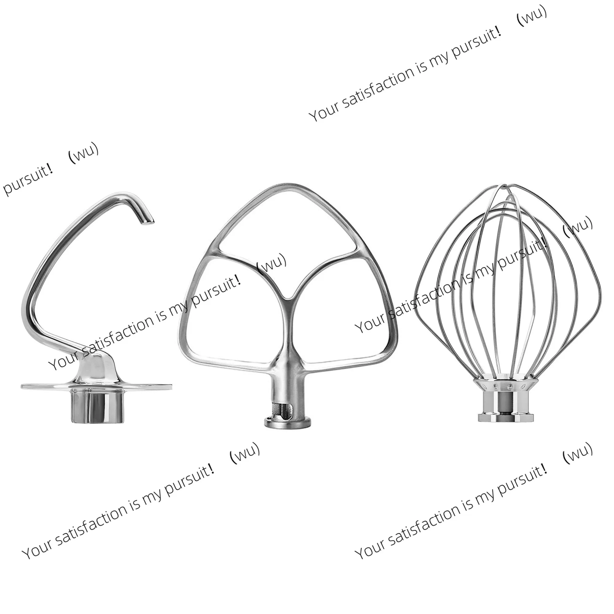 Mixer Attachments for Kitchenaid 4.5-5QT Tilt-Head Stand Mixer Stainless Steel K45WW Wire Whip K45DH Dough Hook Flat Edge Beater