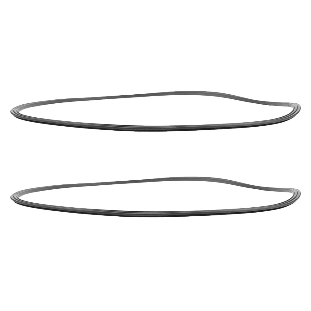 

2 Pcs Rubber Chassis Apron Bar Stool Base Ring Protector Floor Protectors for Round