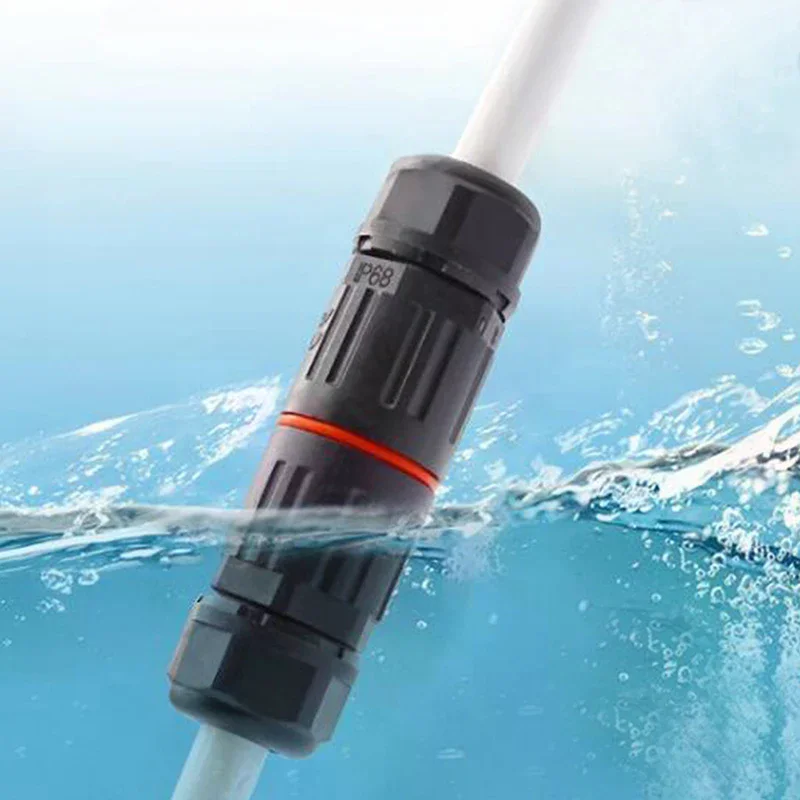 IP68 Industrieller Wasserdichter Elektrischer Kabelverbinder Außensteckdose