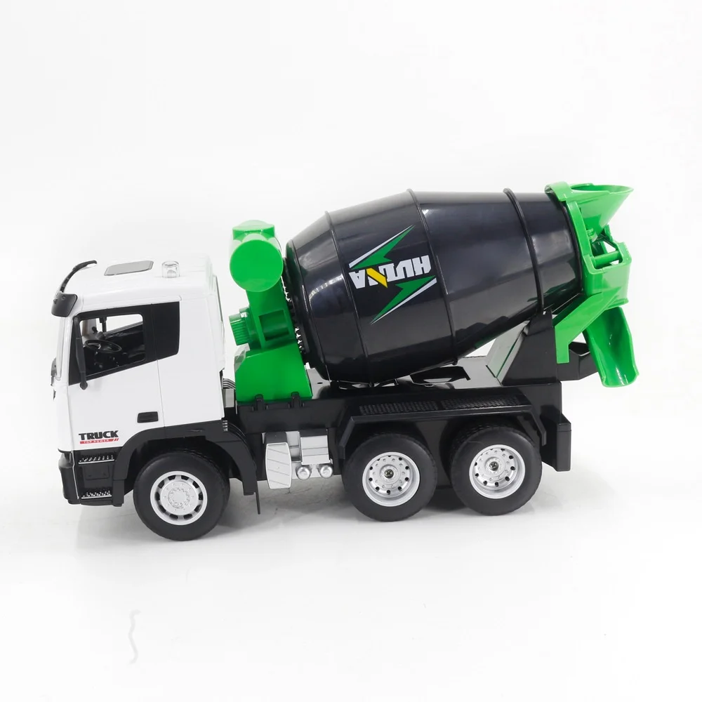 1/18 Huina Rc Beton Auto Klaar Om Te Run Elektrische Truc 1557 2.4 ghz 9ch Rc Truck Mixer Model Tractor speelgoed Kinderen