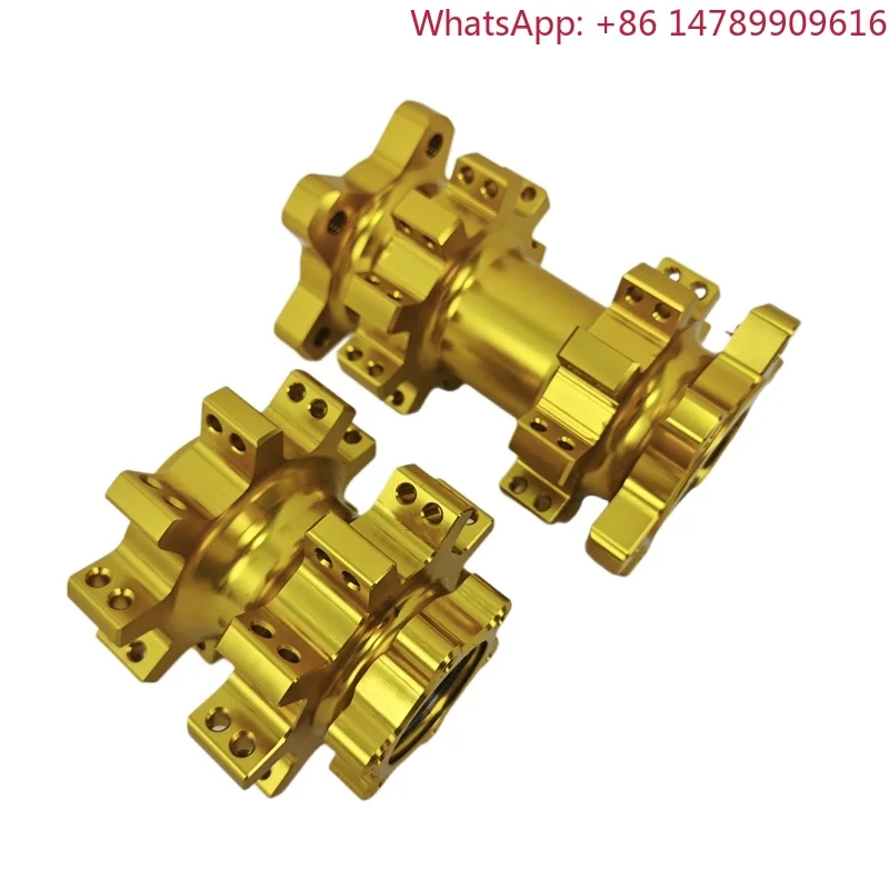 Golden Color CNC Aluminum Alloy Wheel Hub Universal  Motorcycle Accessories Supermoto Design High Performance Forged Finish