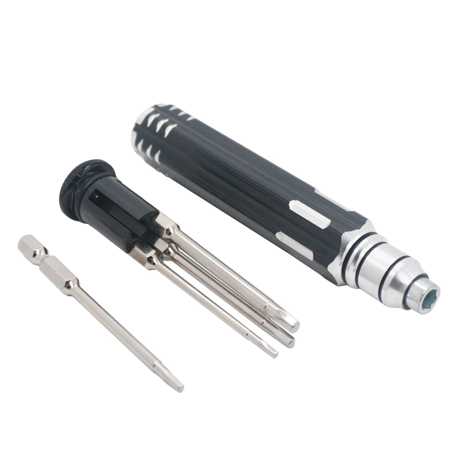 Piezas de reparación de control remoto, destornillador hexagonal 4 en 1, 1,5mm, 2,0mm, 2,5mm, 3,0mm, kits de herramientas para helicóptero RC, avión, Dron, avión, coche Universal