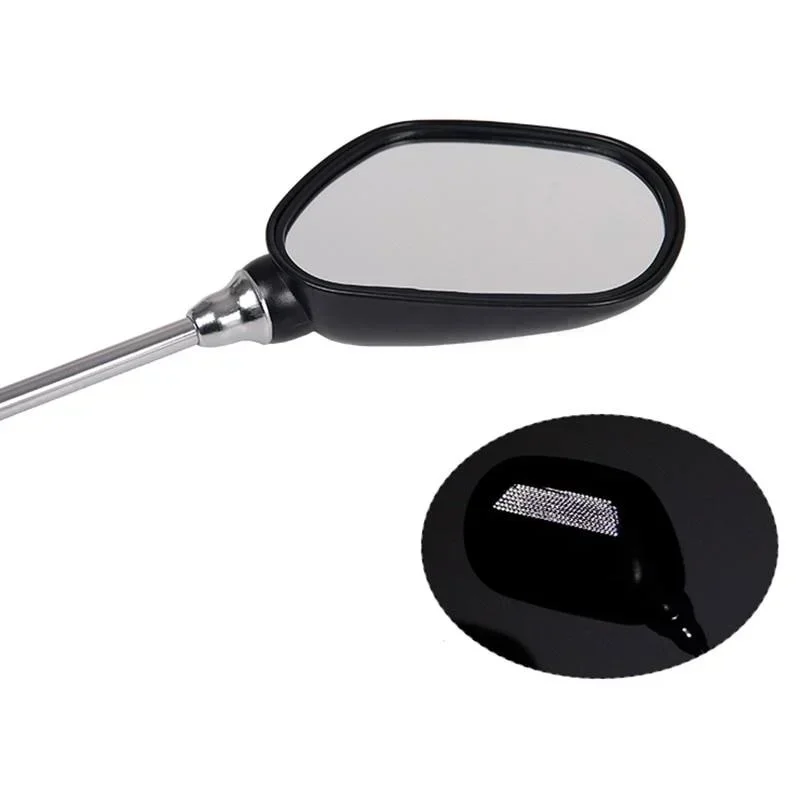 1Pair Bicycle Handlebar Rear View Glass Mirror Bike Cycling Wide Range Back Sight Reflector Angle Adjustable Glass Mirrors