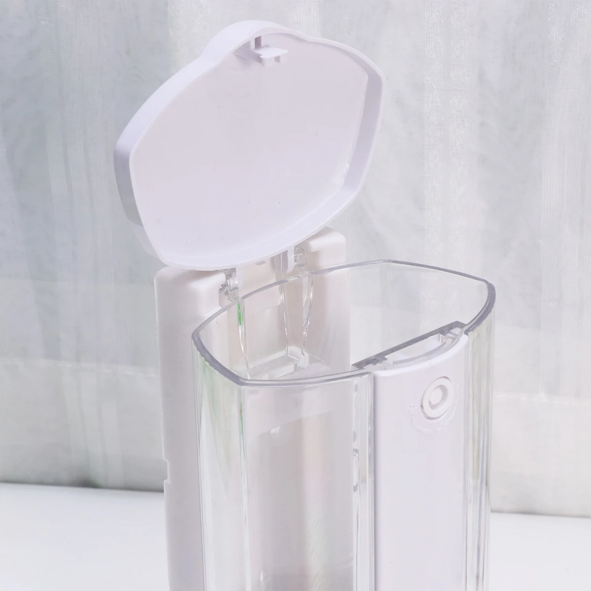 

350Ml White Wall Mounted Soap Dispenser Abs Foaming Hand Liquid Dispenser For Bathroom Shower Kitchen Face Wash Shaving Cream