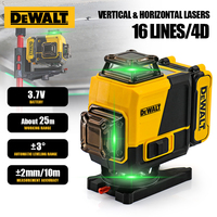 Dewalt Tools 3D/4D Laser Level 12/16 Lines Horizontal And Vertical With Remote Control 16 Lines 360°Self-leveling Laser Levels