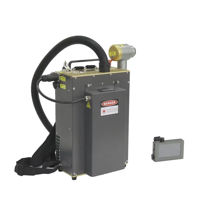 Lightweight Backpack Pulse Laser Degreasing Machine Metal Rust Removal Spray Paint Cleaning Equipment