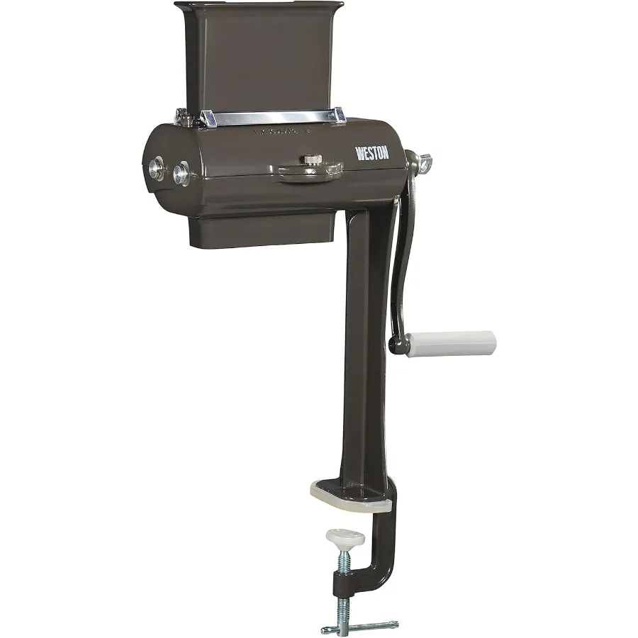 Cortadora de carne seca con soporte manual, operación rápida y fácil para cortar hasta 5" de ancho x 1,25" de grosor, construcción de aluminio duradera,