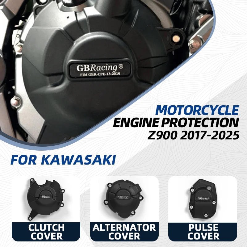 Z900SE Motorcycle GBRacing Wear-Resistant Clutch Guard For KAWASAKI Z900 2017-2026 Alternator Clutch Pulse Cover Long- Lasting