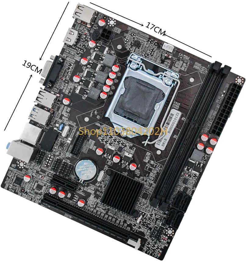 New H81B H81B85 1150 Desktop Computer Main Board Gigabit Network Interface Card Supports 4th Generation I3 I5 I7cpu