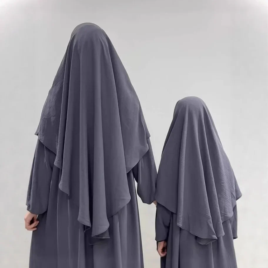 

Химар Абая Рамадан Сабая для девочек и женщин мусульманские наряды хиджаб платье комплект детский Дубай Джалабия кафтан никаб Бурqa Ид Джеллаба