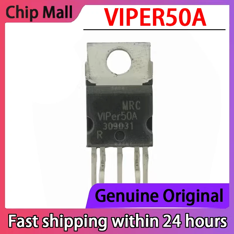 1PCS VIPER50A VIPER50 TO-220 Inline Package Power Management Chip Brand New