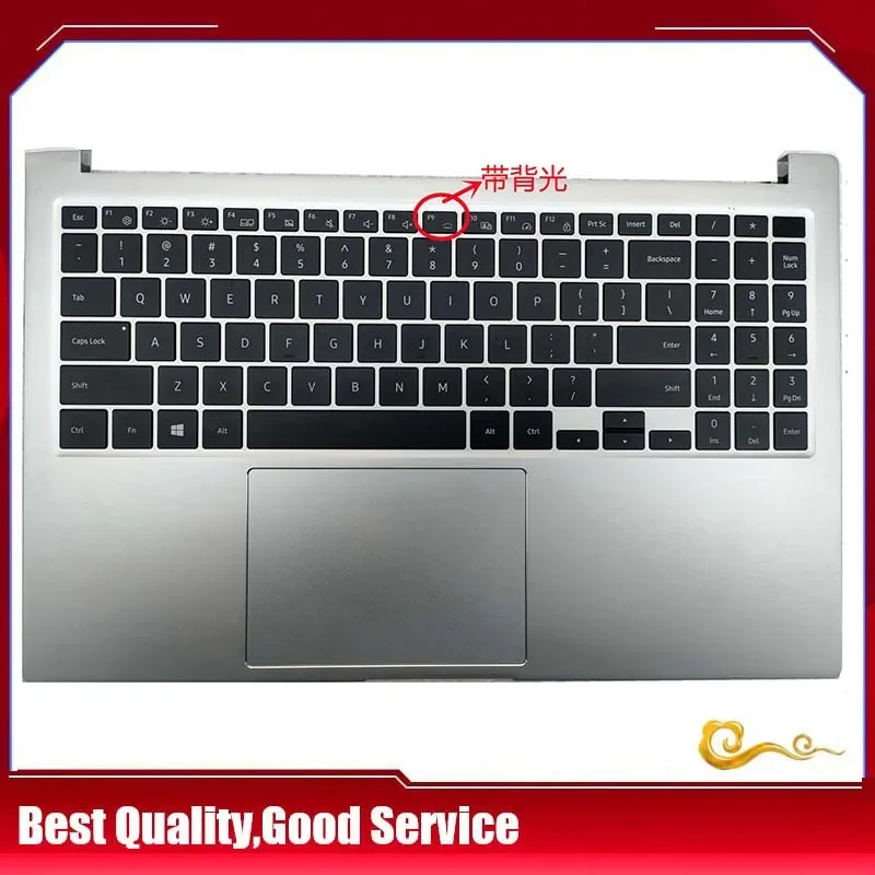 YUEBEISHENG          New/org For Samsung NP755XDA 755XDA palmrest US keyboard upper cover with Backlight