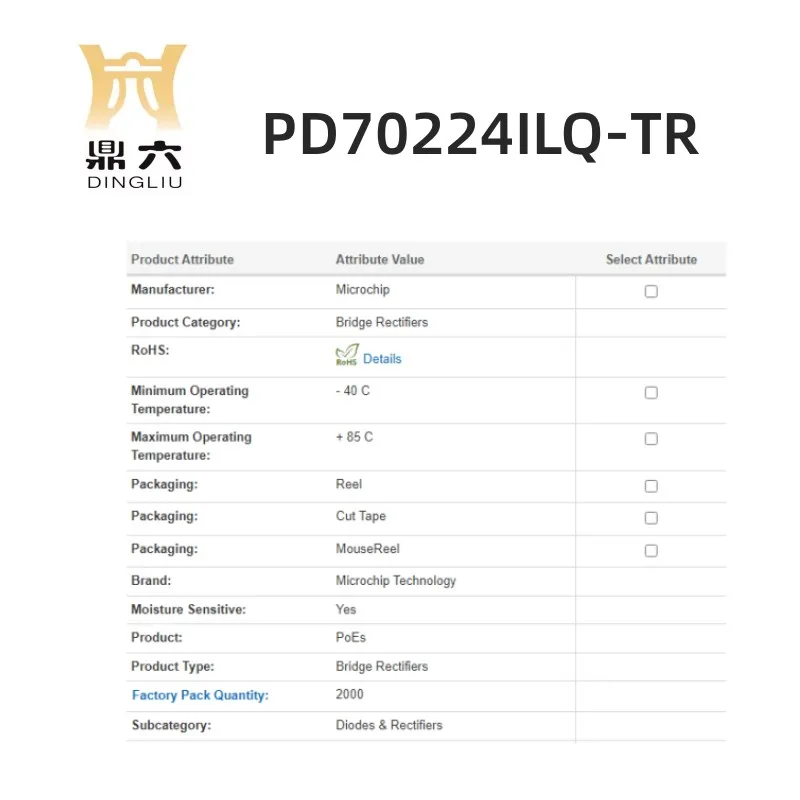 PD70224ILQ-TR rectifier  QFN-36