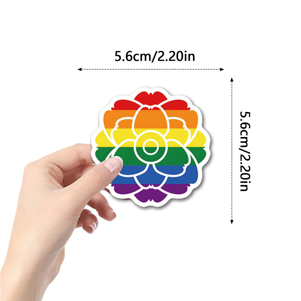 10/30/50/110PCS Del Fumetto Arcobaleno LGBT Pride Parade Adesivi Divertente Graffiti Decorazione Impermeabile Del Telefono Del Computer Portatile di Skateboard Decal