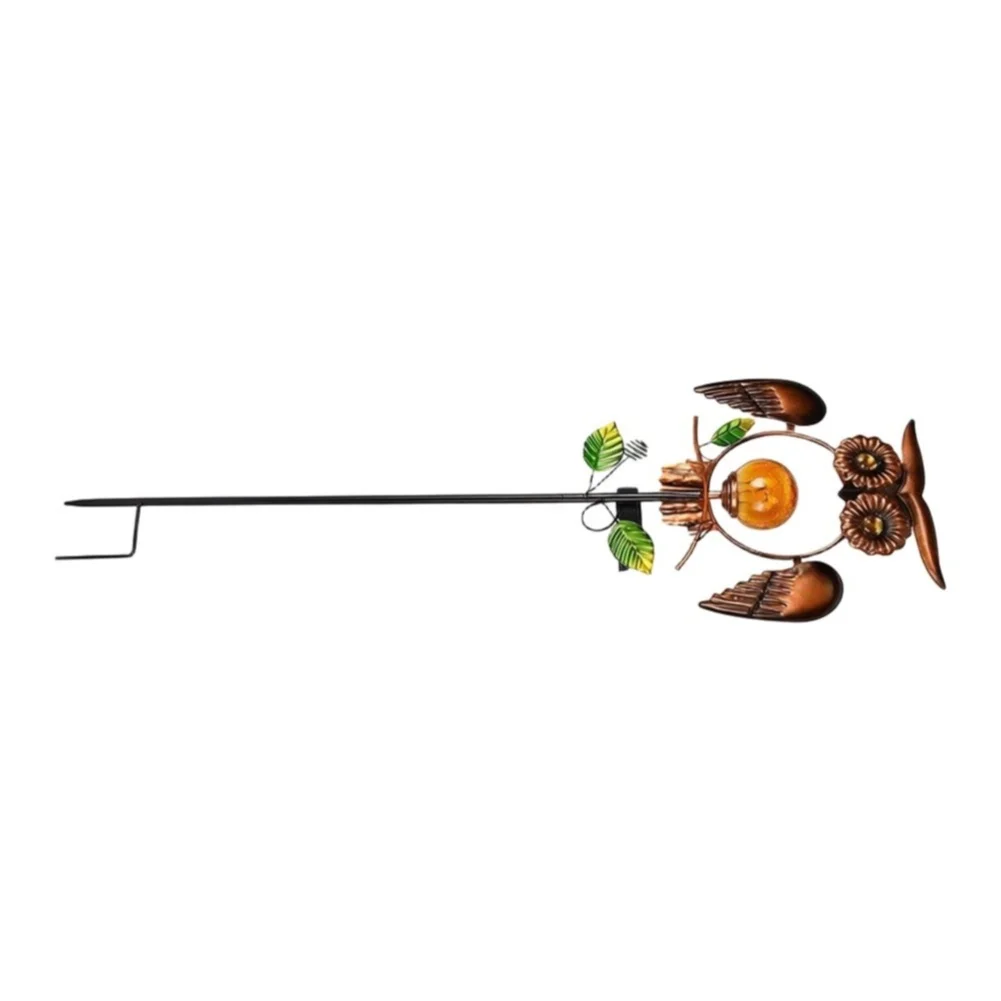 Metal Bird Shaped Solar Stake Light IP44 Weatherproof Decorative Lamp For Outdoor Garden Pathway Yard Lawn Decoration