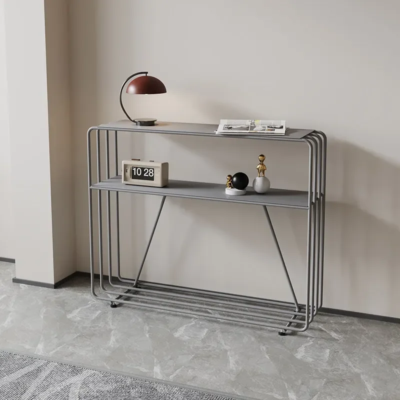 Nordic modern entrance table light luxury simple wall floor entrance table household entry living room corridor entrance display
