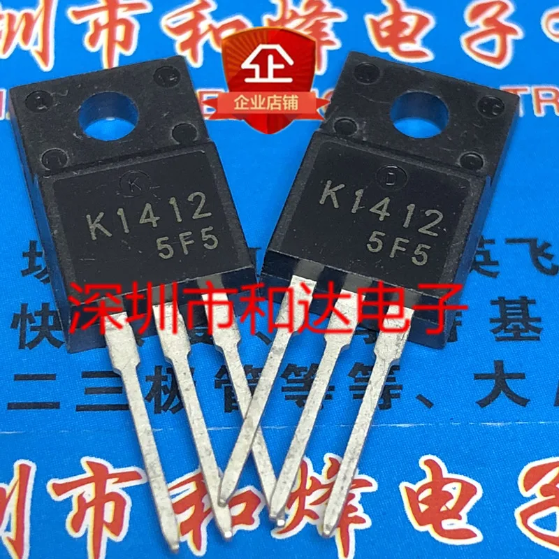 Free shipping    K1412 2SK1412  TO-220F 1500V 0.1A     20PCS