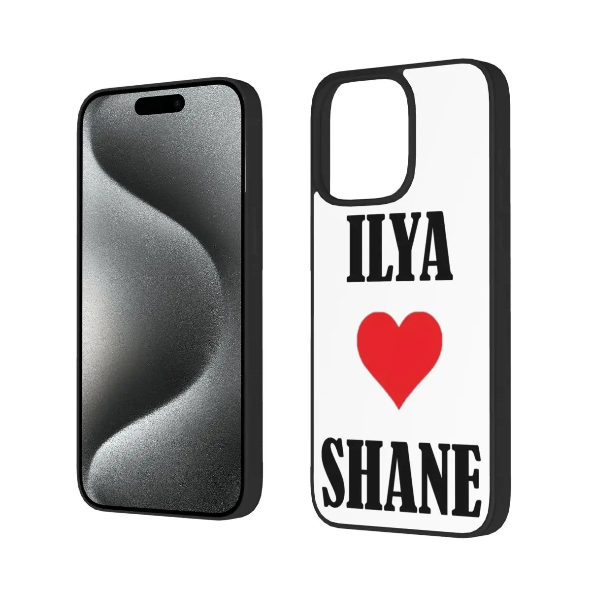For iPhone 15 Pro Ilya Heart Shane Heated Rivalry Case Novelty TPU Soft Cover Phone Case