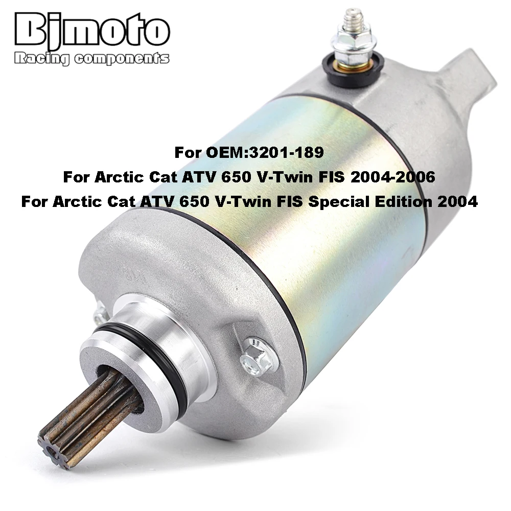 محرك بدء تشغيل الدراجة النارية لـ Polaris RZR Ranger 570 Sportsman 450 HD ACE 500 SOHC لـ Arctic Cat ATV 650 V-Twin FIS 2004-2006 #4