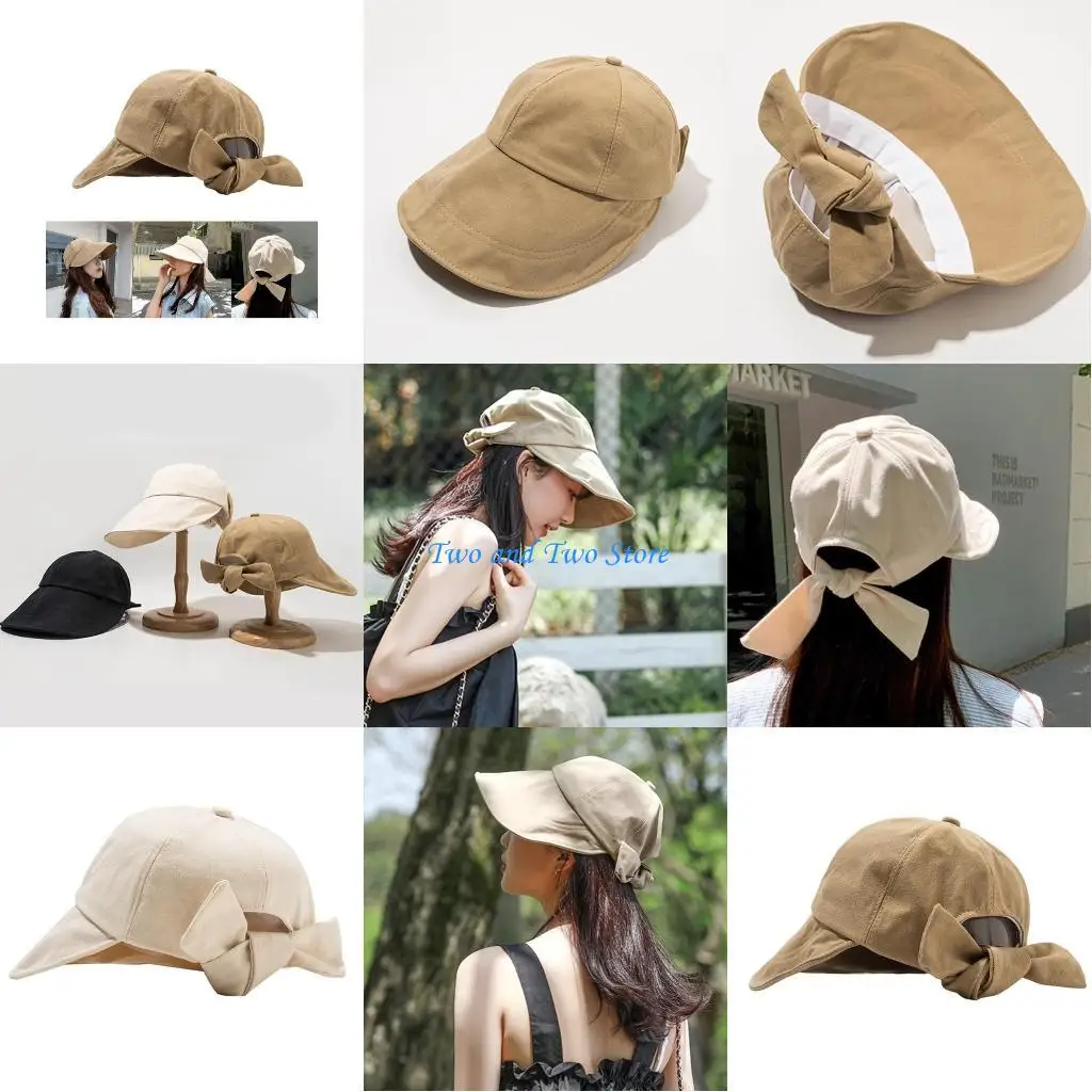 

HX6F Bucket Hat Women Sunscreen SunVisor Hat for Fishing Mountaineering Gifts