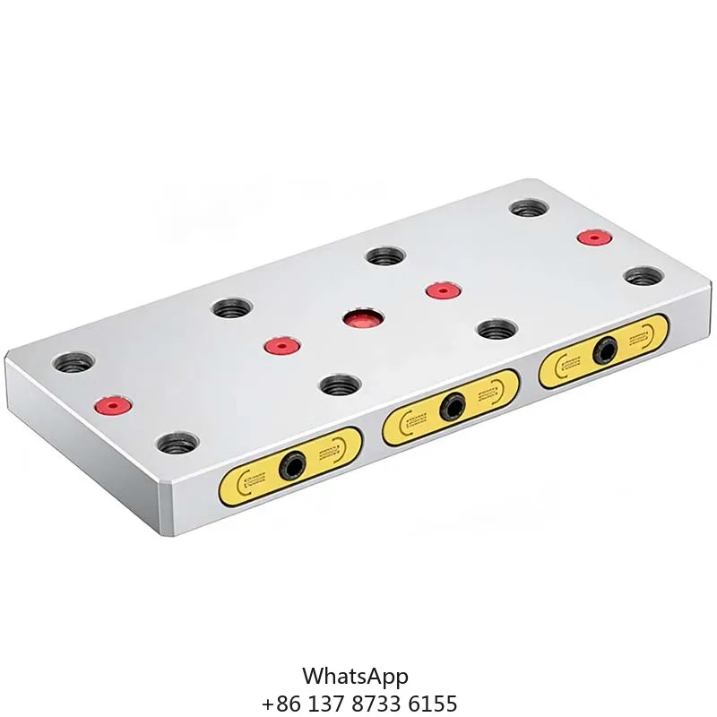 CNC Quick Change System 96mm Grid Multi-Station Manual Positioning Plate CNC Machining Center Workholding Solution