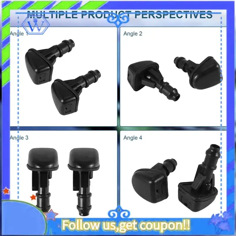 

M46K-2Pcs Car Wiper Front Windshield Wiper Washer Jet Nozzle For Ford Escape 2008-2012 8L8Z-17603-AA