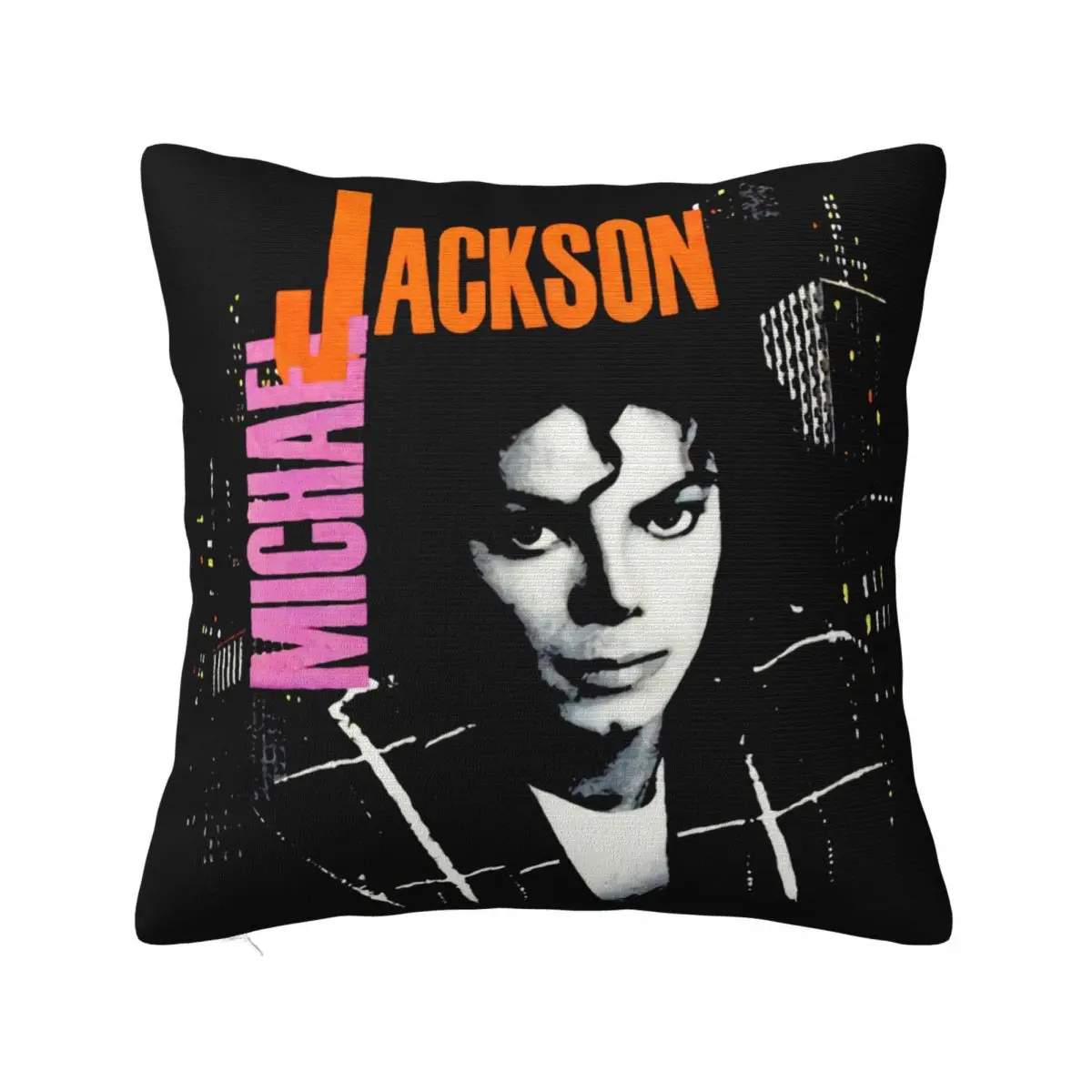 Michael Jackson Mike Jackson Hot Rare Vintage Bad Tour 1988 Gil Woman Any Logo 3D Pillow Case