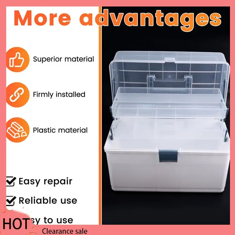 

A88Z Portable Multifunctional Tool Box Hardware Storage Large Capacity Electrician Maintenance Toolbox Hardware Sorting Box