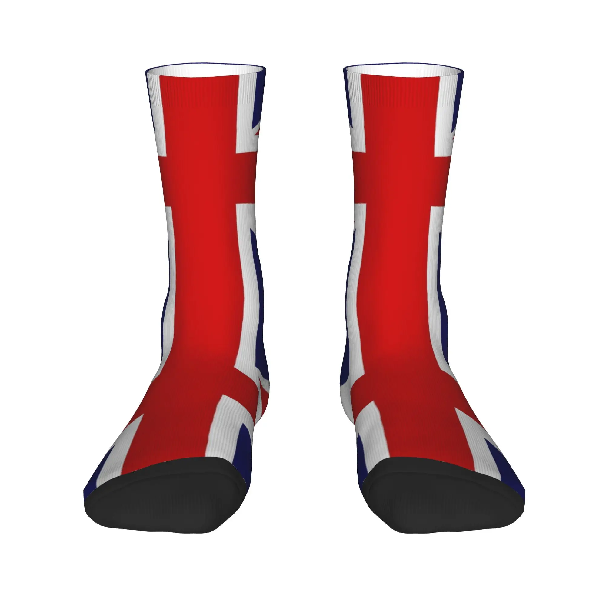 

Cool Men's British Flag Dress Socks Unisex Warm Comfortable 3D Printed Crew Socks