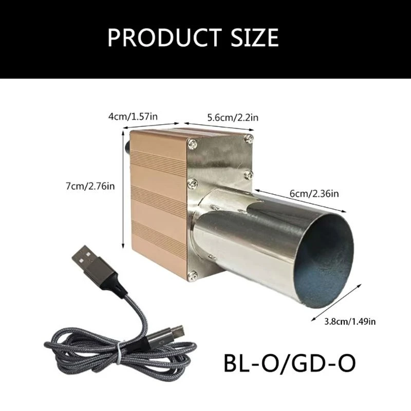 

Y1AD Barbecue Air Blower Portable Handheld Electric BBQ Cooking Fan Air Blower Bellows Tool for Outdoor Camping