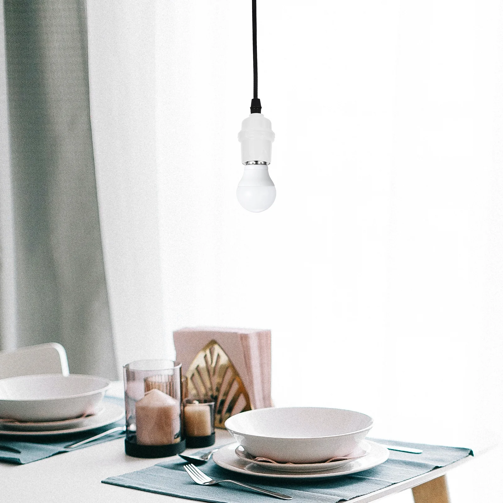 

20pcs E27 Waterproof Lamp Socket Ceramic Base Hanging Light Fixture For Led Bulbs Pendant Lighting Socket Adapter