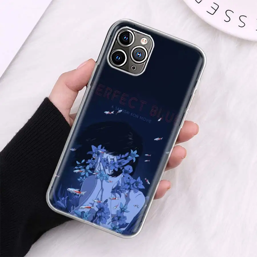 Japanese animation perfect blue Phone Case For Apple Iphone 12 Mini 14 13 15 Pro Max 11 X XS XR 16 Plus Funda Cover She