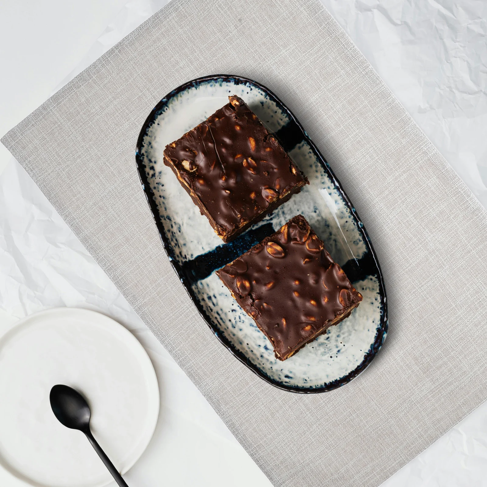 

4Pcs Washable Boho Placemats Heat Resistant Polyester Mats Dining Table Decor Holiday Party Kitchen Coffee Table