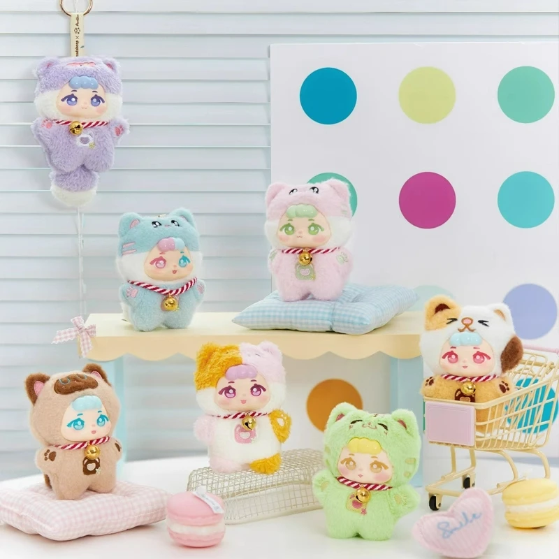 

Latest Spot 11cm Lamb Meow Fluffy Ball Party Series Custom Plush Doll Blind Box Pendant Doll Bag Ornaments Women Can Give Gifts