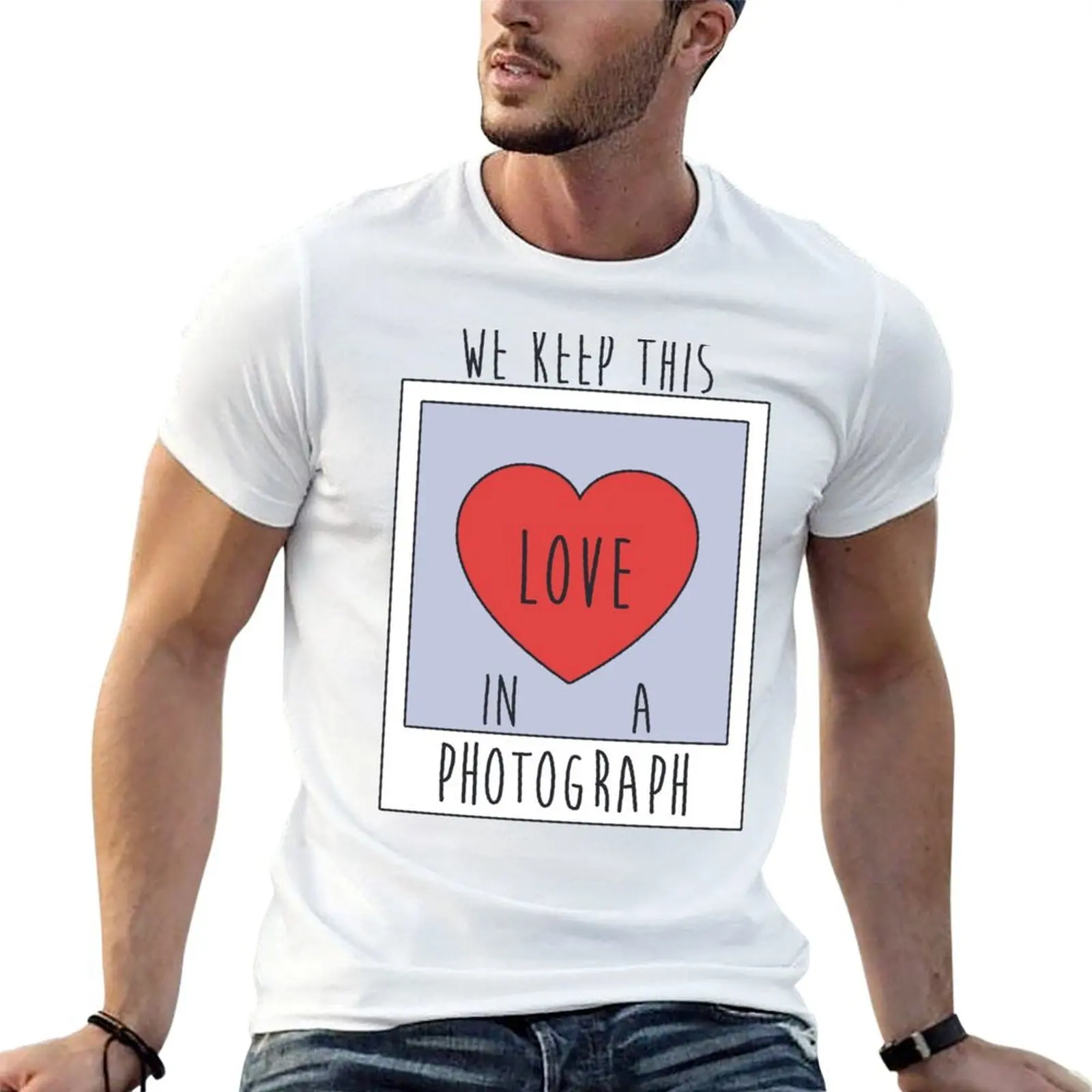 Photograph T-Shirt man t shirts for men man t shirt cotton high quality t shirt men 100% cotton luxury brand T-shirt