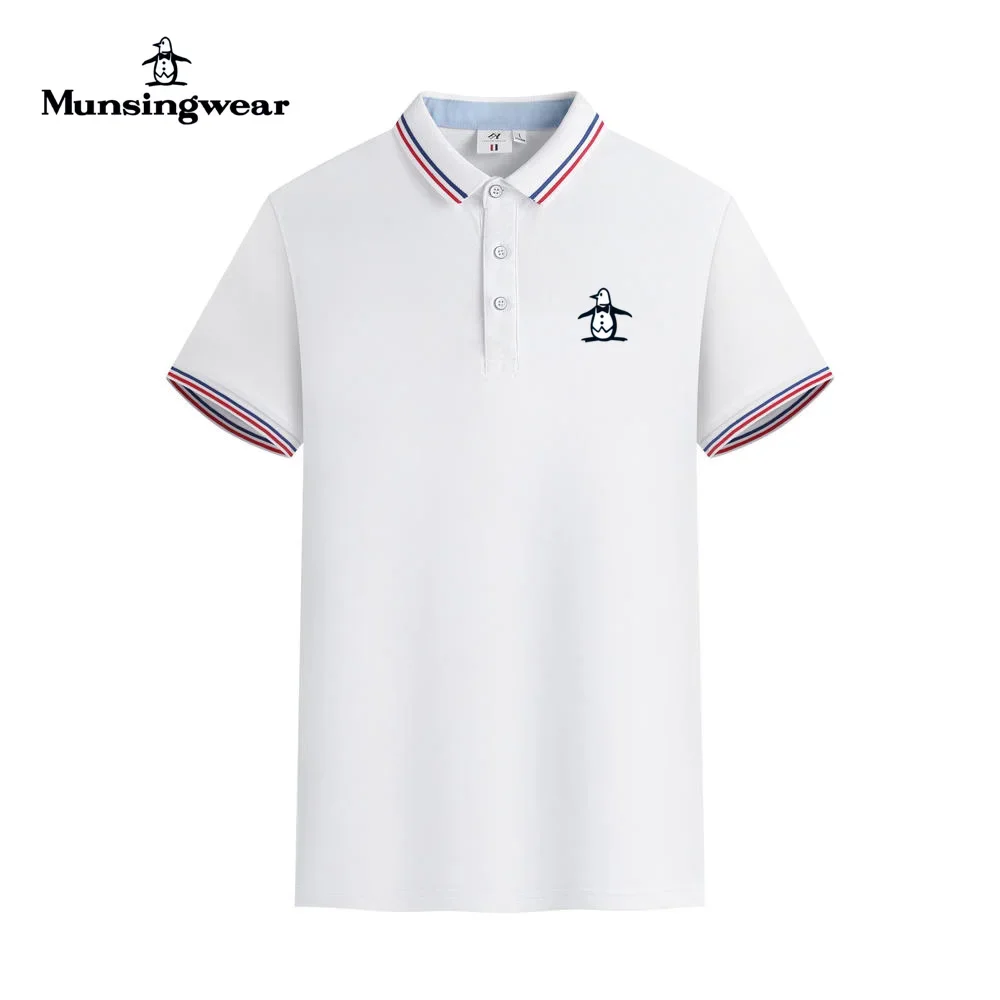 2024 New Munsing Wear Men's Summer Polo Fashion Sports Leisure Men's Golf Clothing