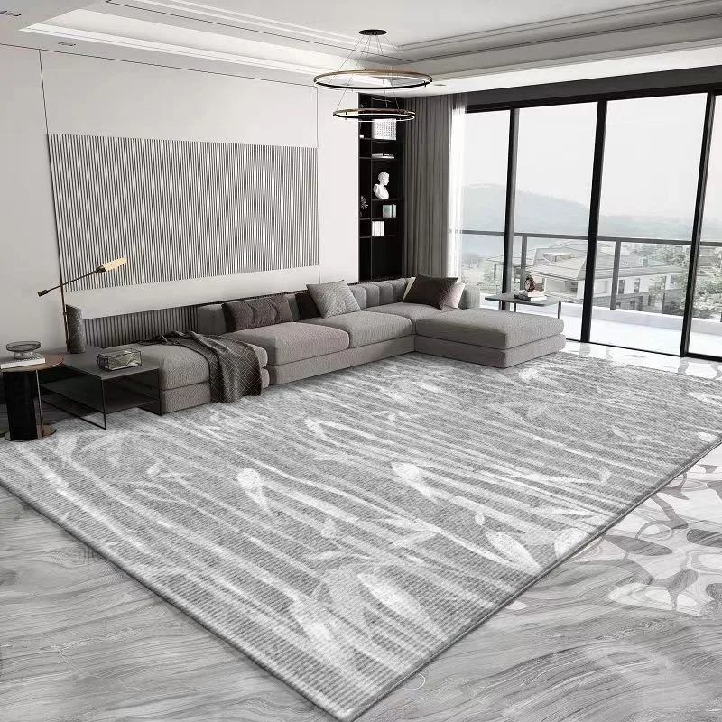 

Nordic Simple Style Plain Colour Large Living Room Rug Non-slip Easy Cleaning Sofa Table Mat Big Size Light Luxury Office Rug