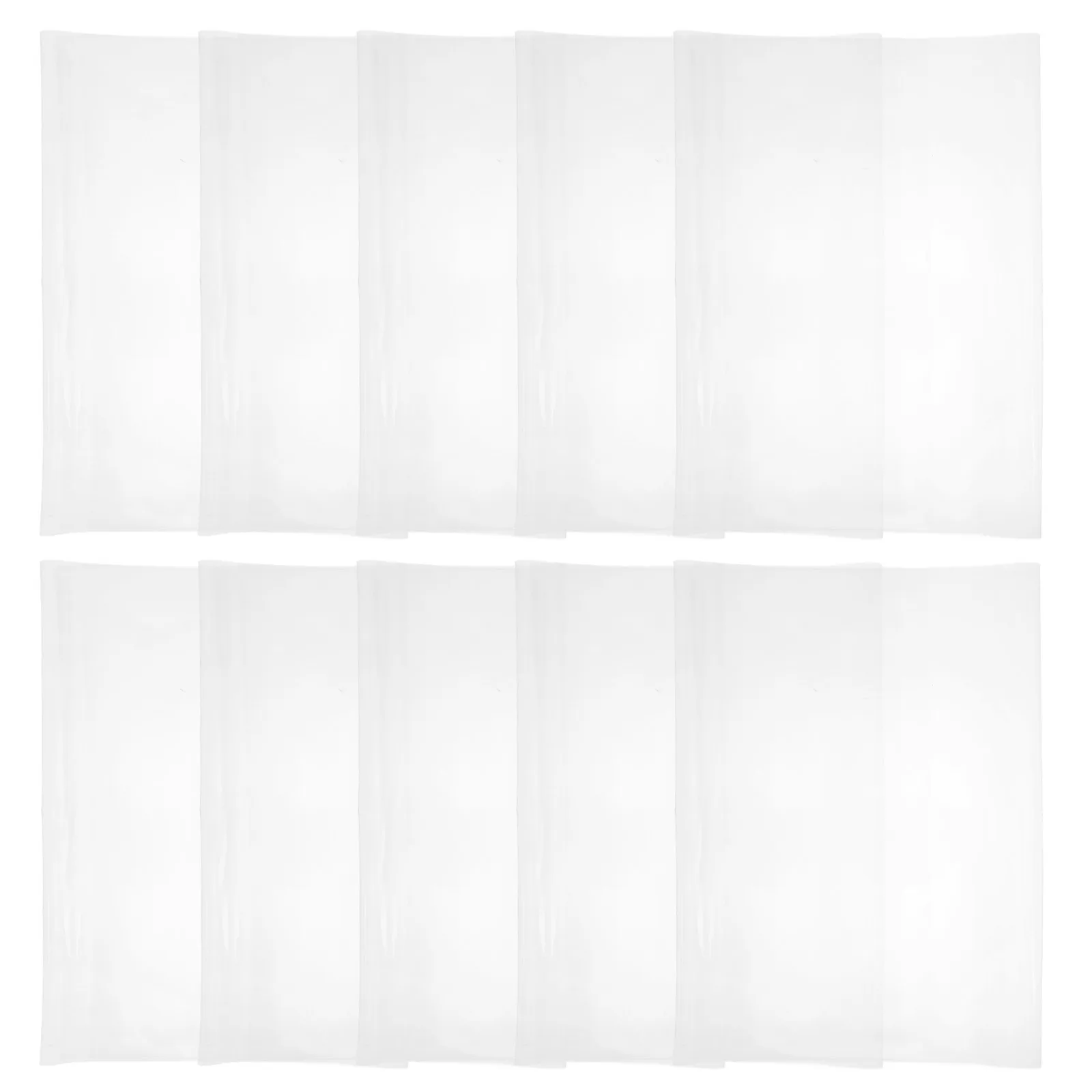 

10Pcs Clear Book Cover Protector Transparent A4 Waterproof Moisture Resistant Reusable for Students Teachers Plastic Book Covers