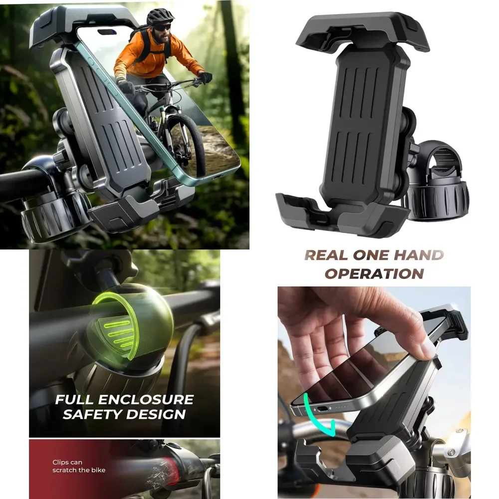 Universal Motorcycle Handlebar Phone Mount OEM Service, Adjustable & Rotatable