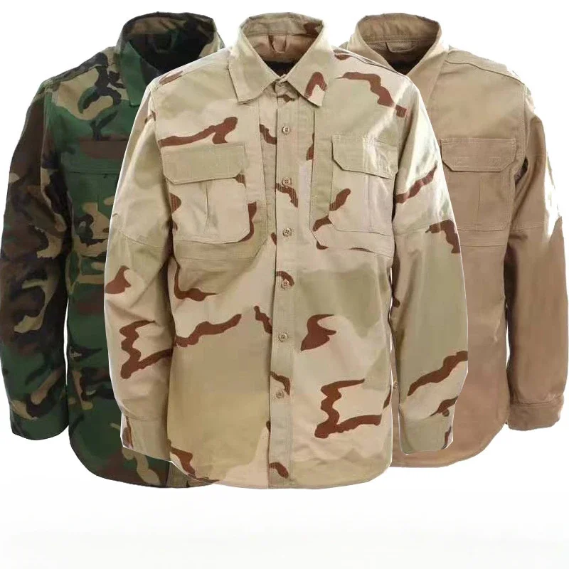 

Tactical Commuter Shirt Spring Autumn Outdoor Camo Long Sleeved 511 Suit Multi Pocket Breathable Shirt