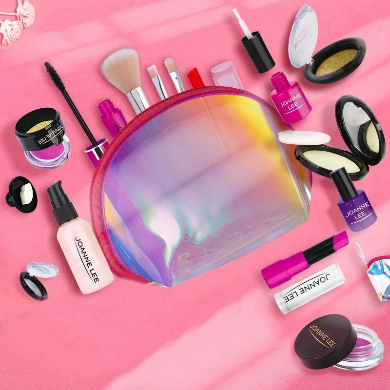 Kids Pretend Make-up Speelset Simulatie Cosmetica Tas Meisjes Make-up Speelgoed Kinderen Rollenspel Schoonheidsaccessoires