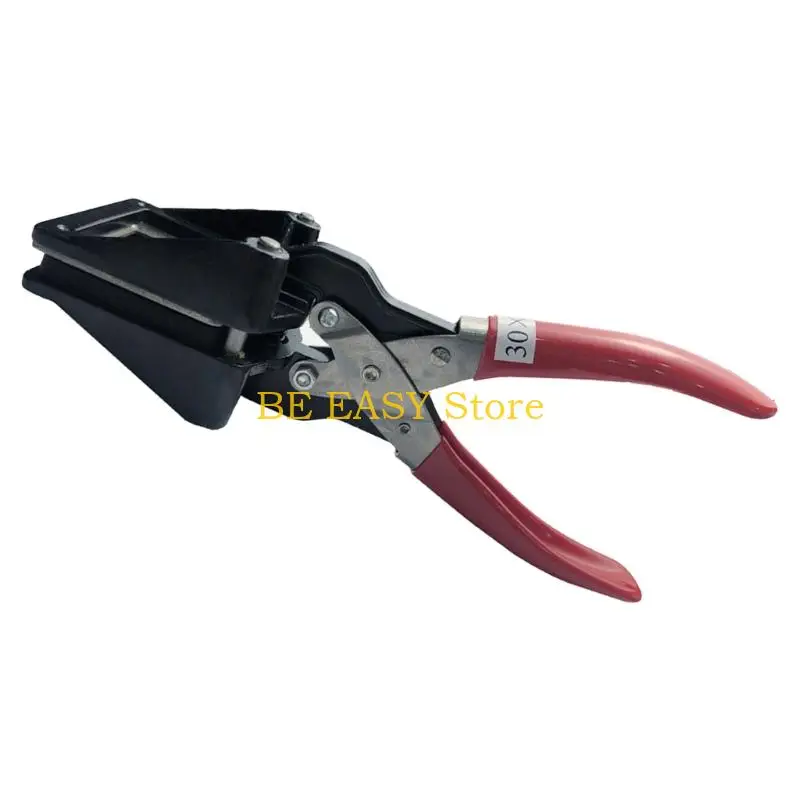 E28F 30x40mm Manual Photo Cutter Precisions Metal Handheld Picture Trimmer Tool For DIY Scrapbooking And Craft Projects