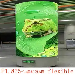 Full Color HD Indoor Flexible Display P1.875 RGB LED Matrix Module 240X120mm Advertising Screen Panel Computer Phone Control