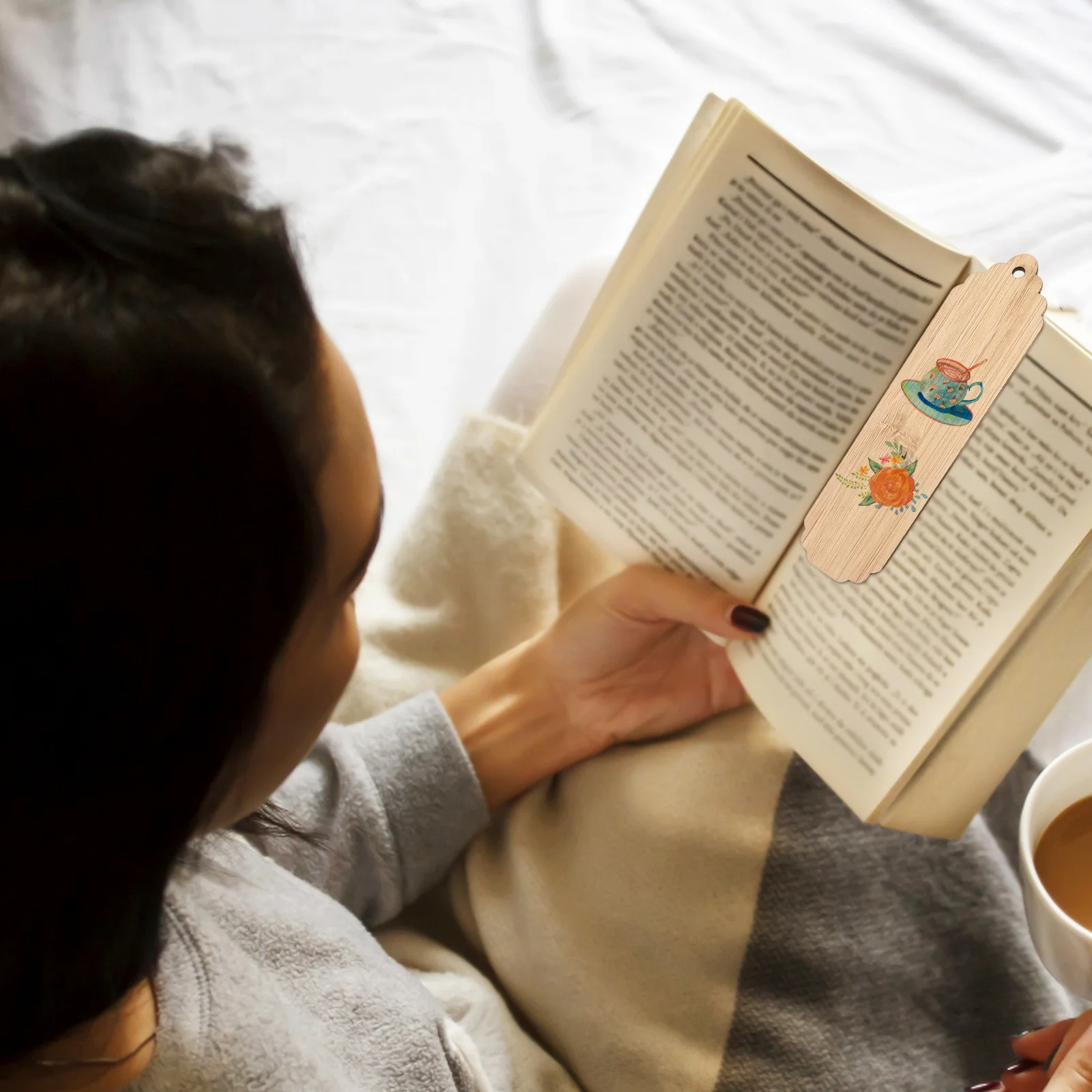 

10Pcs Wooden Craft Making Bookmarks DIY Blank Tags for Handmade Decorations Study Companion Reading Gift Ideas