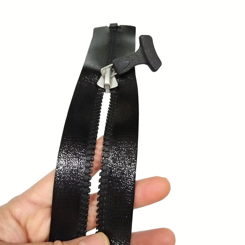 

5# 1pcs 24cm Resin Open-End Zip Zipper TPU waterproof seal zipper designed for IPX8 weldable outdoor activities giant zipper