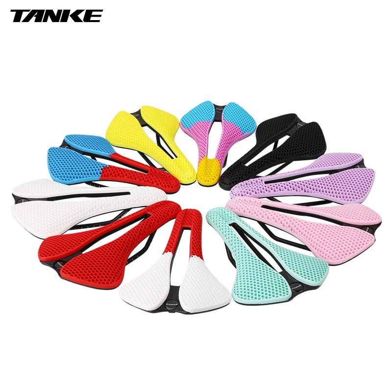 AliExpress TANKE MTB road bicycle saddle honeycomb breathable,lightweight,durable,wear-resistant,similar 3D