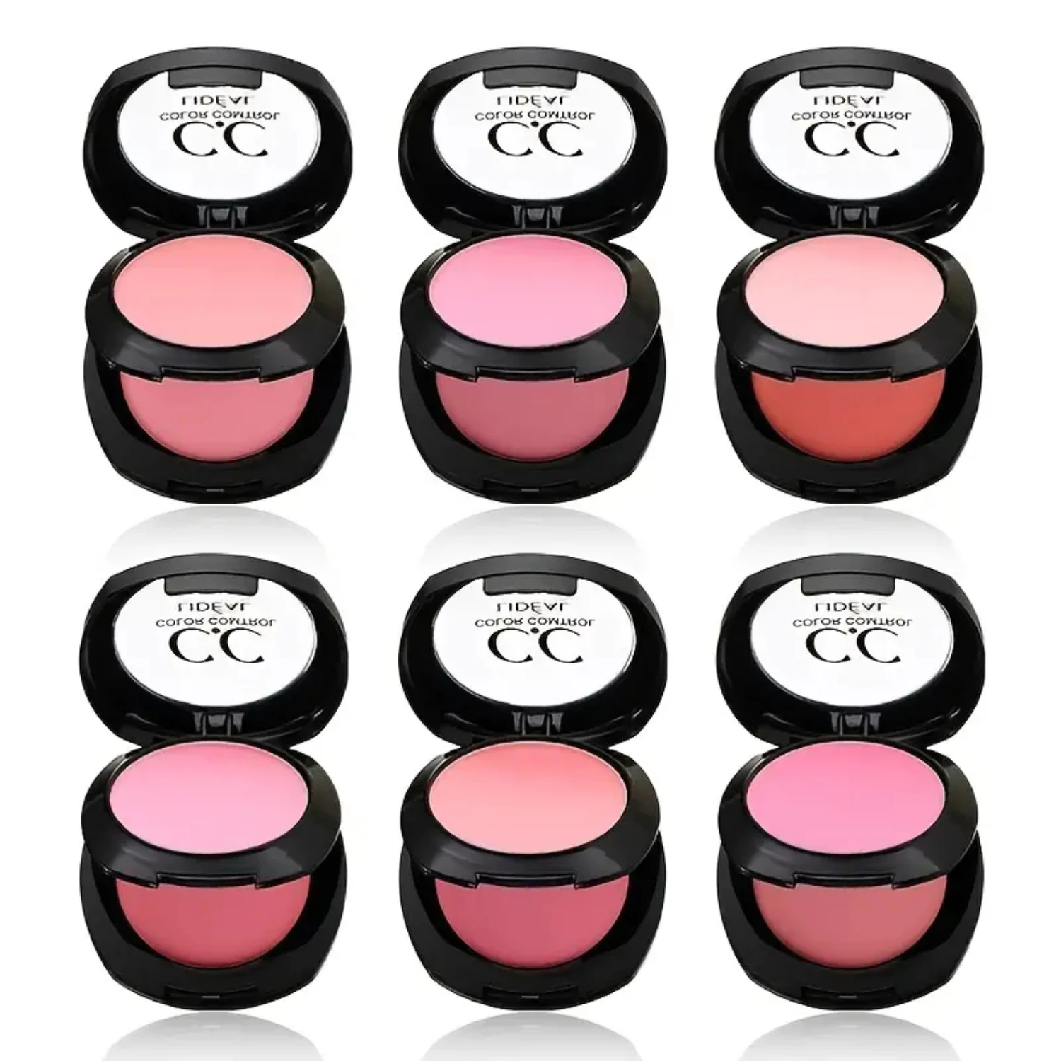 Palette de fards à joues éclaircissants à Double pont longue durée pour le visage en forme de V – Améliorez la couleur de la peau avec le maquillage du visage