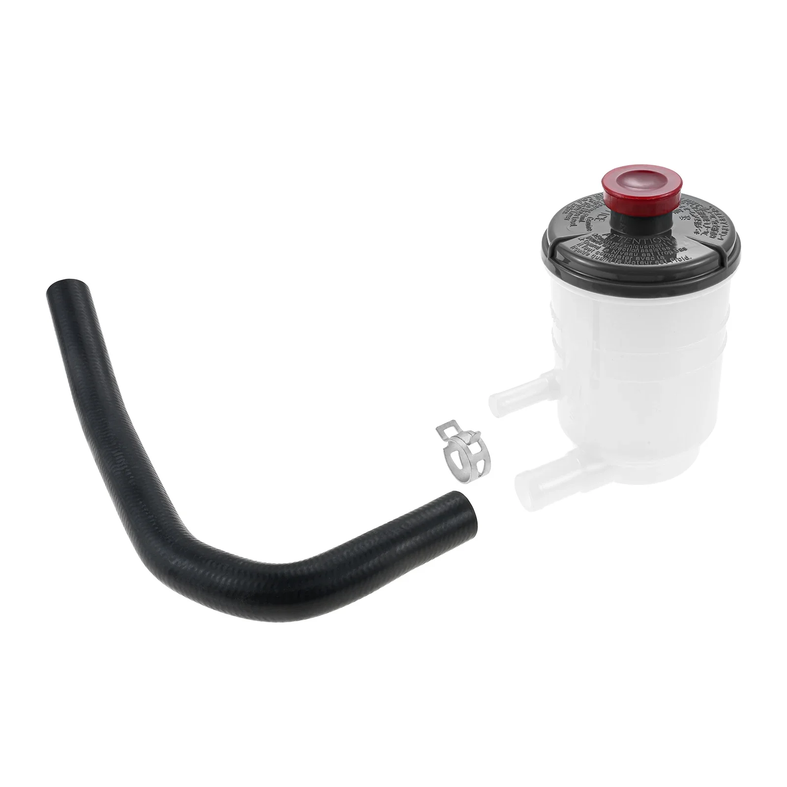 53701-SDA-A01 Power Steering Reservoir Kit with Suction Line Hose & Return Line Hose & Clamps for Honda Accord L4 2.4L 2003-2007
